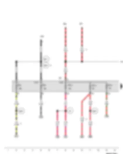 Wiring Diagram  VW PASSAT CC 2013 - Fuse holder C