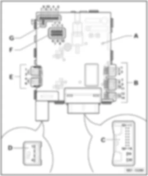 VW PASSAT CC 2014 Steering column electronics control unit J527