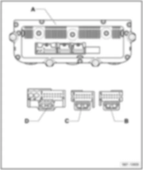 VW PASSAT CC 2016 Climatronic control unit J255
