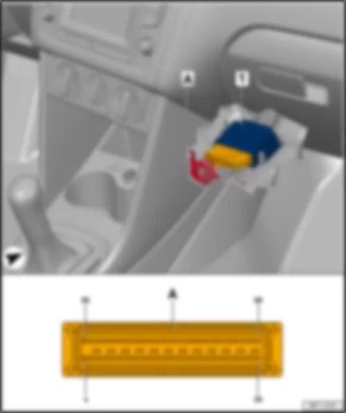 VW PASSAT CC 2011 Airbag control unit J234