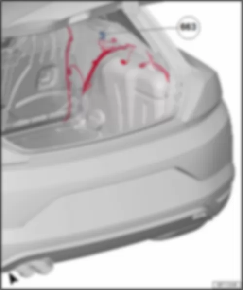 VW PASSAT CC 2017 Схема точек соединения с массой