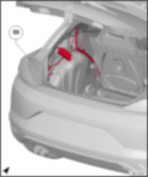 VW PASSAT CC 2017 Схема точек соединения с массой
