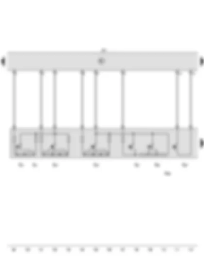 Wiring Diagram  VW PASSAT 2011 - Steering column combination switch - Steering column electronics control unit