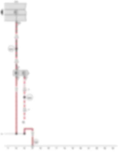 Wiring Diagram  VW PASSAT 2014 - Brake light switch - Onboard supply control unit