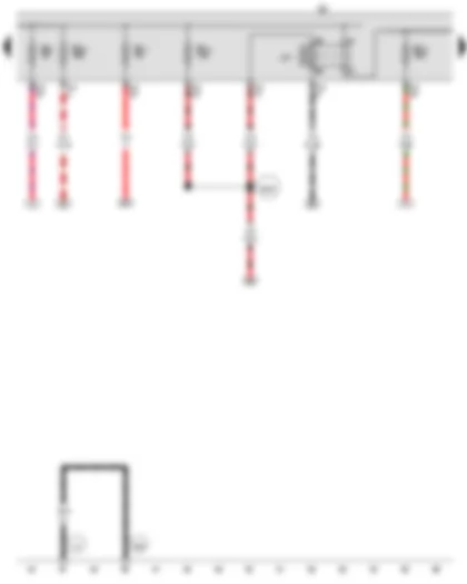 Wiring Diagram  VW PASSAT 2014 - Main relay - Fuse holder B