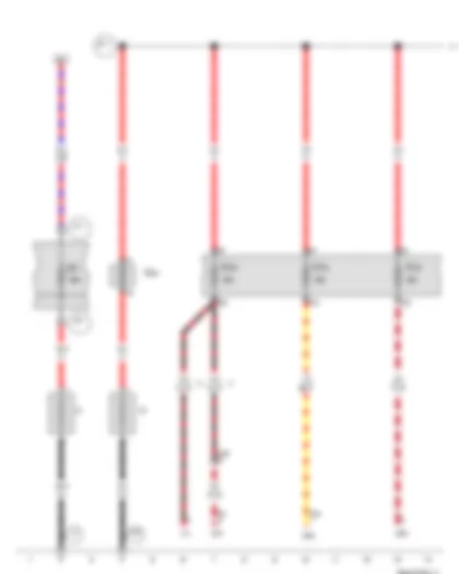 Wiring Diagram  VW PASSAT 2011 - Second battery - Fuse 2 (30)