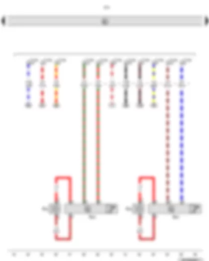 Wiring Diagram  VW PASSAT 2013 - Onboard supply control unit - Two-way radio loudspeaker