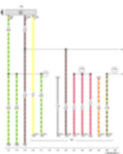 Wiring Diagram  VW PASSAT 2014 - Operating unit for special signals - Special vehicle control unit