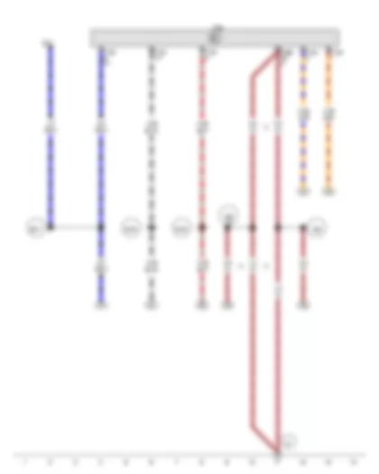 Wiring Diagram  VW PASSAT 2011 - Lane change assist control unit