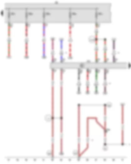 Wiring Diagram  VW PASSAT 2014 - Engine control unit - Fuse holder B