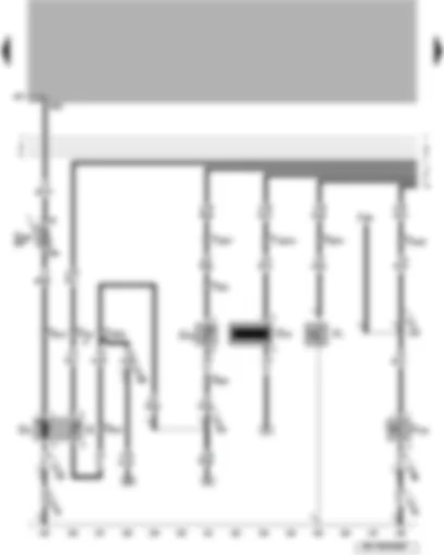 Wiring Diagram  VW PASSAT 2000 - Fuel system pressurisation pump - fuel gauge sender - speedometer sender - coolant shortage indicator sender - oil pressure switch