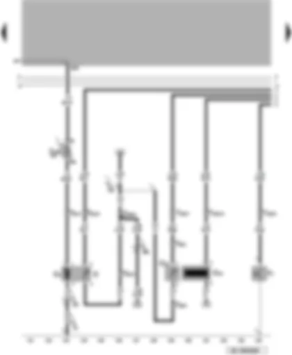 Wiring Diagram  VW PASSAT 2000 - Oil pressure switch - fuel gauge sender - fuel system pressurisation pump - speedometer sender - coolant shortage indicator sender