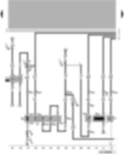 Wiring Diagram  VW PASSAT 2001 - Fuel pump relay - fuel gauge sender - coolant shortage indicator sender - speedometer sender - oil pressure switch - fuel system pressurisation pump - fuel gauge sender