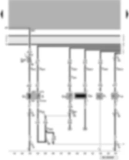 Wiring Diagram  VW PASSAT 2002 - Fuel pump - fuel gauge sender - speedometer sender - coolant shortage indicator sender - oil pressure switch - anti-theft alarm system contact switch