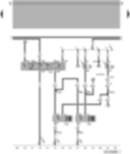 Wiring Diagram  VW PASSAT 1999 - Switches and instruments illumination regulator - headlight range control regulator - headlight range control motor