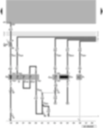 Wiring Diagram  VW PASSAT 2001 - Fuel system pressurisation pump - fuel gauge sender - speedometer sender - coolant shortage indicator sender - oil pressure switch - fuel gauge senders 2 and 3