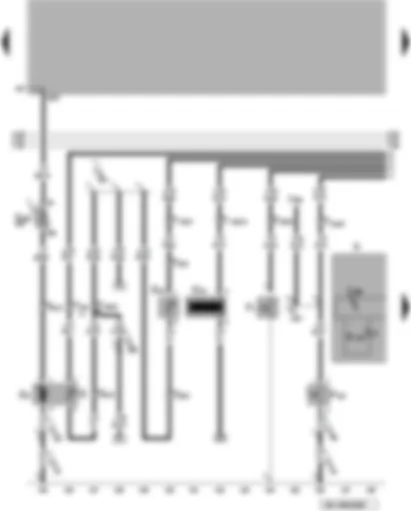 Wiring Diagram  VW PASSAT 2002 - Fuel system pressurisation pump - fuel gauge sender - speedometer sender - coolant shortage indicator sender - oil pressure switch