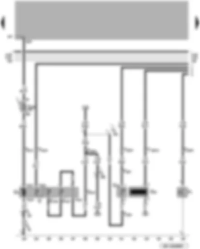 Wiring Diagram  VW PASSAT 2004 - Oil pressure switch - fuel system pressurisation pump - fuel gauge sender - speedometer sender - coolant shortage indicator sender - fuel gauge senders 2 and 3