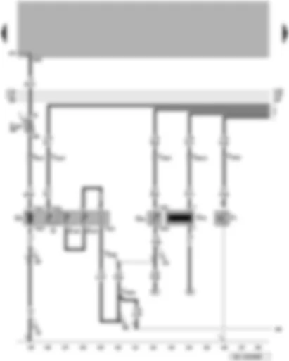 Wiring Diagram  VW PASSAT 2005 - Fuel system pressurisation pump - fuel gauge sender - speedometer sender - coolant shortage indicator sender - oil pressure switch - fuel gauge senders 2 and 3