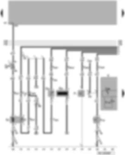 Wiring Diagram  VW PASSAT 2003 - Fuel system pressurisation pump - fuel gauge sender - speedometer sender - coolant shortage indicator sender - oil pressure switch