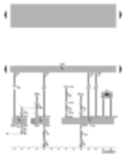Wiring Diagram  VW PASSAT 2007 - Climatronic control unit - fresh air blower control unit - high-pressure sender - air quality sensor