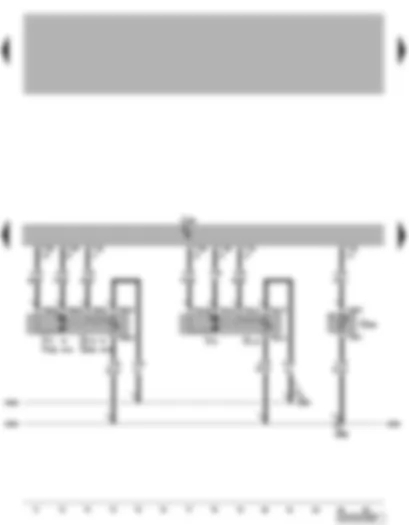 Wiring Diagram  VW PASSAT 2006 - Climatronic control unit - centre flap control motor - evaporator output temperature sender - Potentiometer for fresh air/air flow flap control motor - fresh air/air flow flap control motor