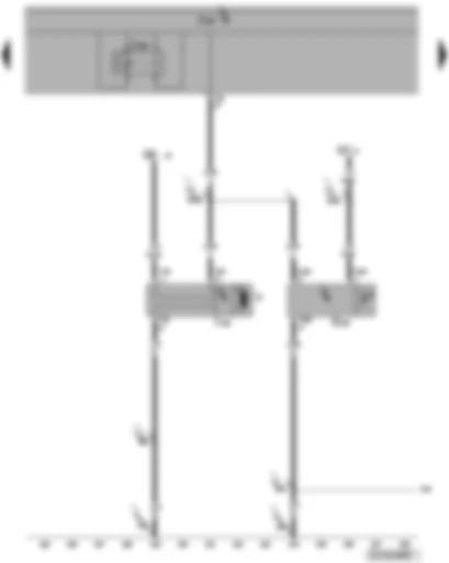 Wiring Diagram  VW PASSAT 2006 - Rain and light sensor - wiper motor control unit - double washer pump relay 1