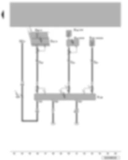 Wiring Diagram  VW PASSAT 2006 - Radio remote receiver for auxiliary coolant heater - aerial for auxiliary heater