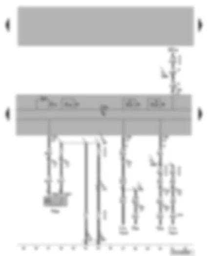 Wiring Diagram  VW PASSAT 2008 - Air conditioning system control unit - air conditioner compressor regulating valve