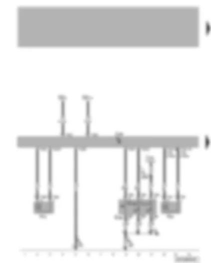 Wiring Diagram  VW PASSAT 2005 - Parking aid button - parking aid warning buzzer - parking aid control unit
