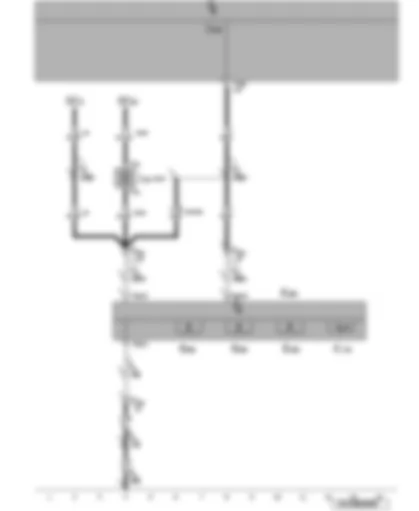 Wiring Diagram  VW PASSAT 2005 - Garage door operating unit - garage door opener button