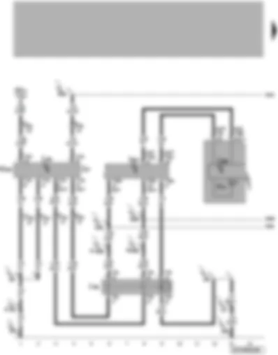 Wiring Diagram  VW PASSAT 2005 - Adaptive cruise control unit - isolation relay for powertrain CAN bus - sensor for adaptive cruise control