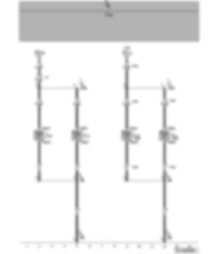 Wiring Diagram  VW PASSAT 2010 - Washer jets heater element - fuses