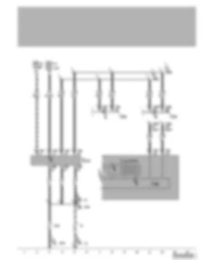 Wiring Diagram  VW PASSAT 2005 - Magnetic field sender for compass - data bus diagnostic interface