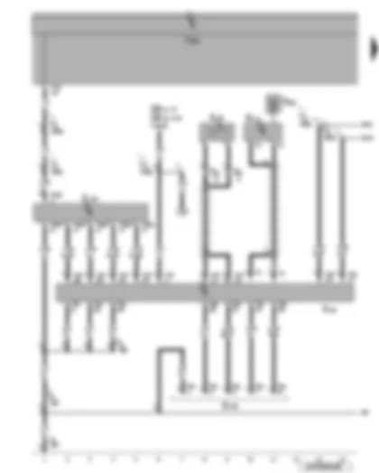 Wiring Diagram  VW PASSAT 2005 - Telephone transmitter and receiver unit - emergency assistance call button - telephone microphone - telephone aerial