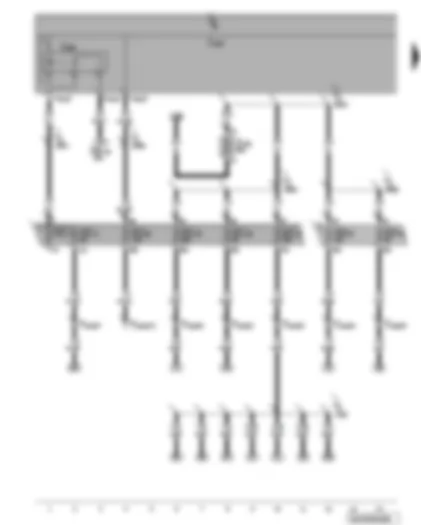 Wiring Diagram  VW PASSAT 2007 - Fuses - terminal 15 voltage supply relay