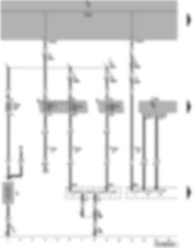 Wiring Diagram  VW PASSAT 2007 - Onboard power supply control unit - fuses