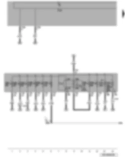 Wiring Diagram  VW PASSAT 2006 - Terminal 30 voltage supply relay
