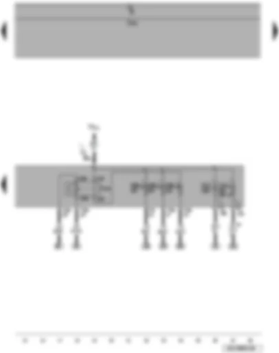 Wiring Diagram  VW PASSAT 2006 - Motronic current supply relay 2