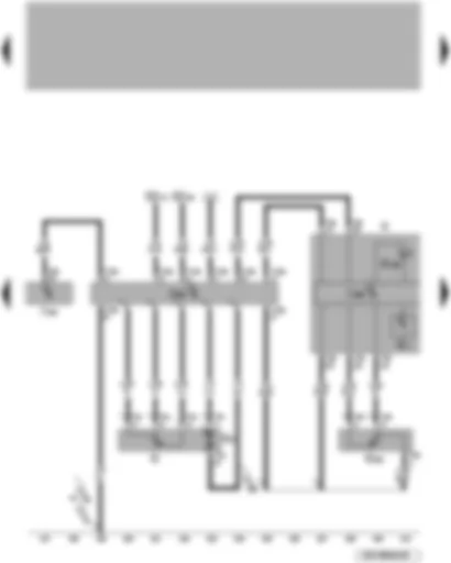 Wiring Diagram  VW PASSAT 2006 - Engine control unit - fuel pump control unit - dash panel insert - fuel gauge - fuel system pressurisation pump