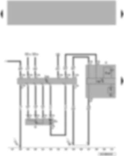 Wiring Diagram  VW PASSAT 2005 - Fuel pump control unit - dash panel insert - fuel gauge - fuel system pressurisation pump