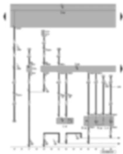 Электросхемa  VW PASSAT 2005 - Блок управления для спецавтомобилей - выключатель знака такси - лампа знака такси на крыше