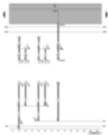 Электросхемa  VW PASSAT 2005 - Разъём для подключения рации