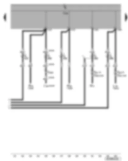 Электросхемa  VW PASSAT 2005 - Подключение световых приборов