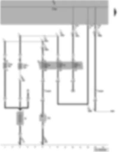 Wiring Diagram  VW PASSAT 2007 - 12 V socket - onboard supply control unit - fuses