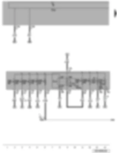 Wiring Diagram  VW PASSAT 2006 - Terminal 30 voltage supply relay