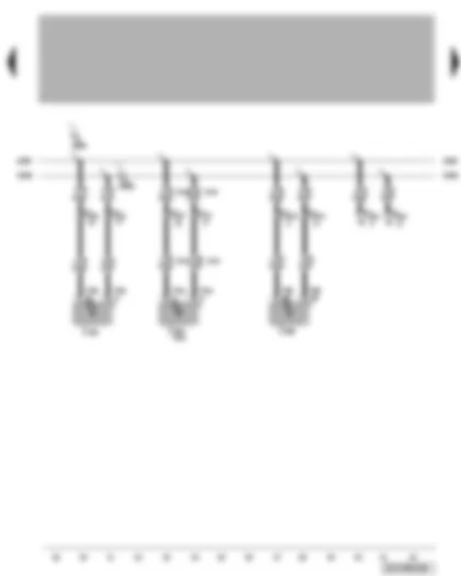 Wiring Diagram  VW PASSAT 2006 - Special vehicle control unit - auxiliary air heater control unit