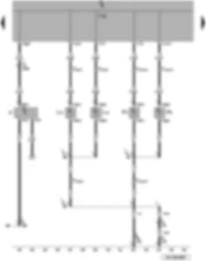 Wiring Diagram  VW PASSAT 2008 - Turn signal and fog light bulbs - brake light switch