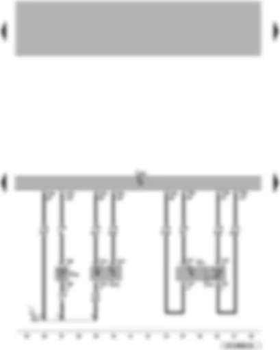 Wiring Diagram  VW PASSAT 2006 - Engine control unit - Hall sender - intake manifold pressure sender