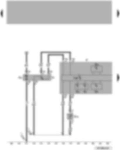 Электросхемa  VW PASSAT 2006 - Комбинация приборов - указатель уровня топлива - подкачивающий топливный насос - тахометр - спидометр